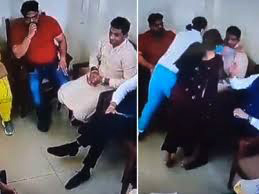 थाने में मारपीट की वीडियों