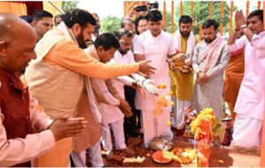 31 फीट ऊंची पंचमुखी हनुमान जी की प्रतिमा की प्राण प्रतिष्ठा