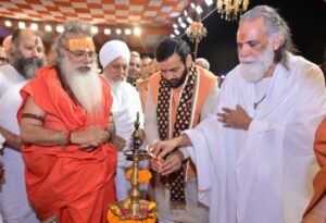Geeta Manishi Swami Gyanananda in Gurugram.