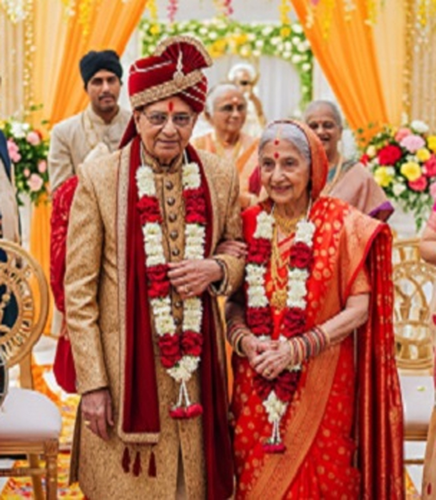 unique wedding, 70 Years of Live-in Relationship
