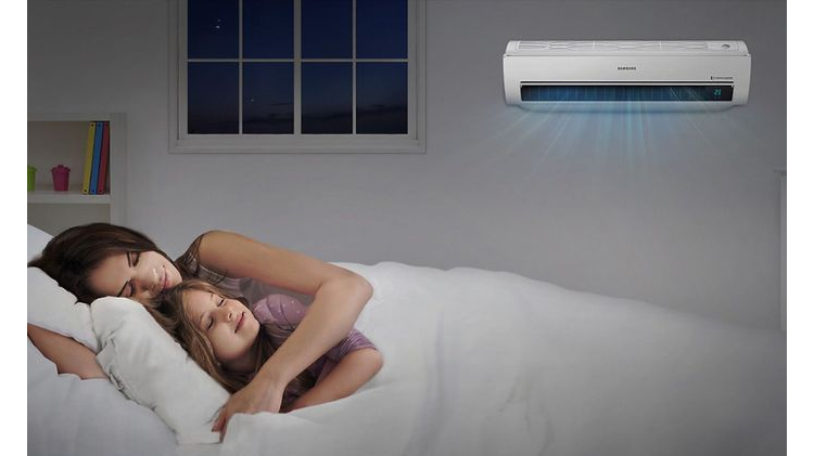 Sleeping in air conditioner: