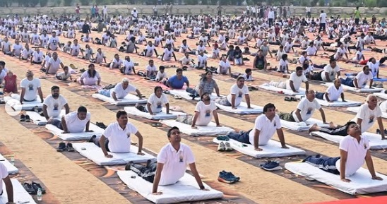 On the auspicious occasion of International Yoga Day in sirsa