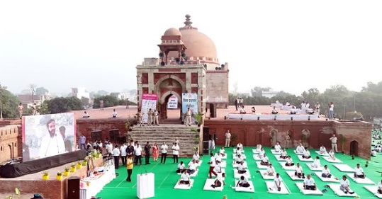 On the auspicious occasion of International Yoga Day in sonipat