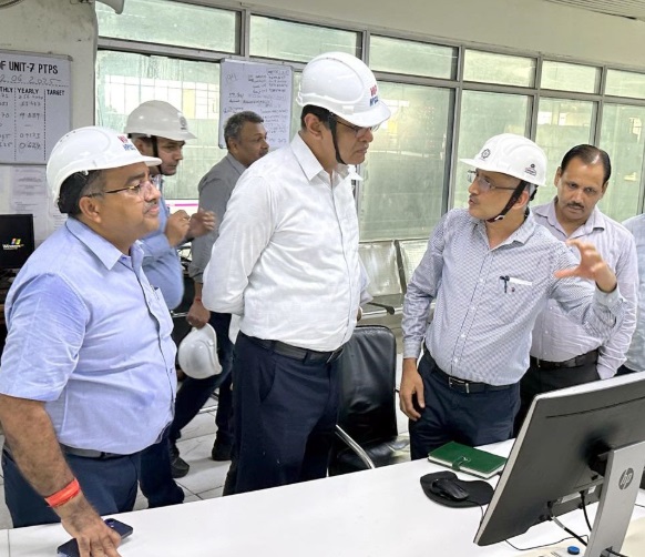 Site inspection of Panipat Thermal Power Station