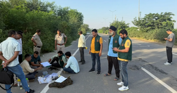 गुरुग्राम में देर रात एनकाउंटर