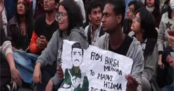 वायु प्रदूषण प्रदर्शन में बवाल