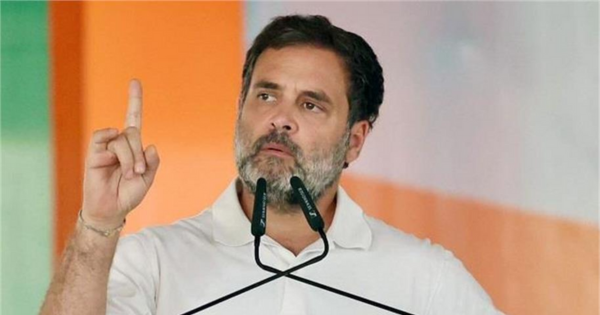 महागठबंधन की हार पर राहुल गांधी का आरोप